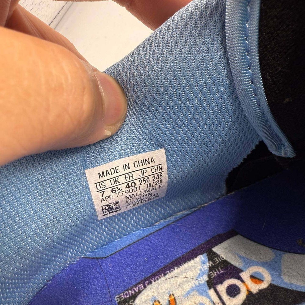 Adidas Originals Forum Low Sneaker Shoes Men 7 Blue Hebru‎ Brantley GZ4403 - Picture 7 of 10